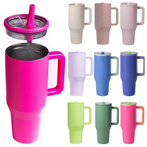 2024 NEW HydroJug 40OZ tumbler Straw Lid Stainless Steel Vacuum Insulated