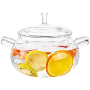 Glass Cooking Pot,83oz/2500ml